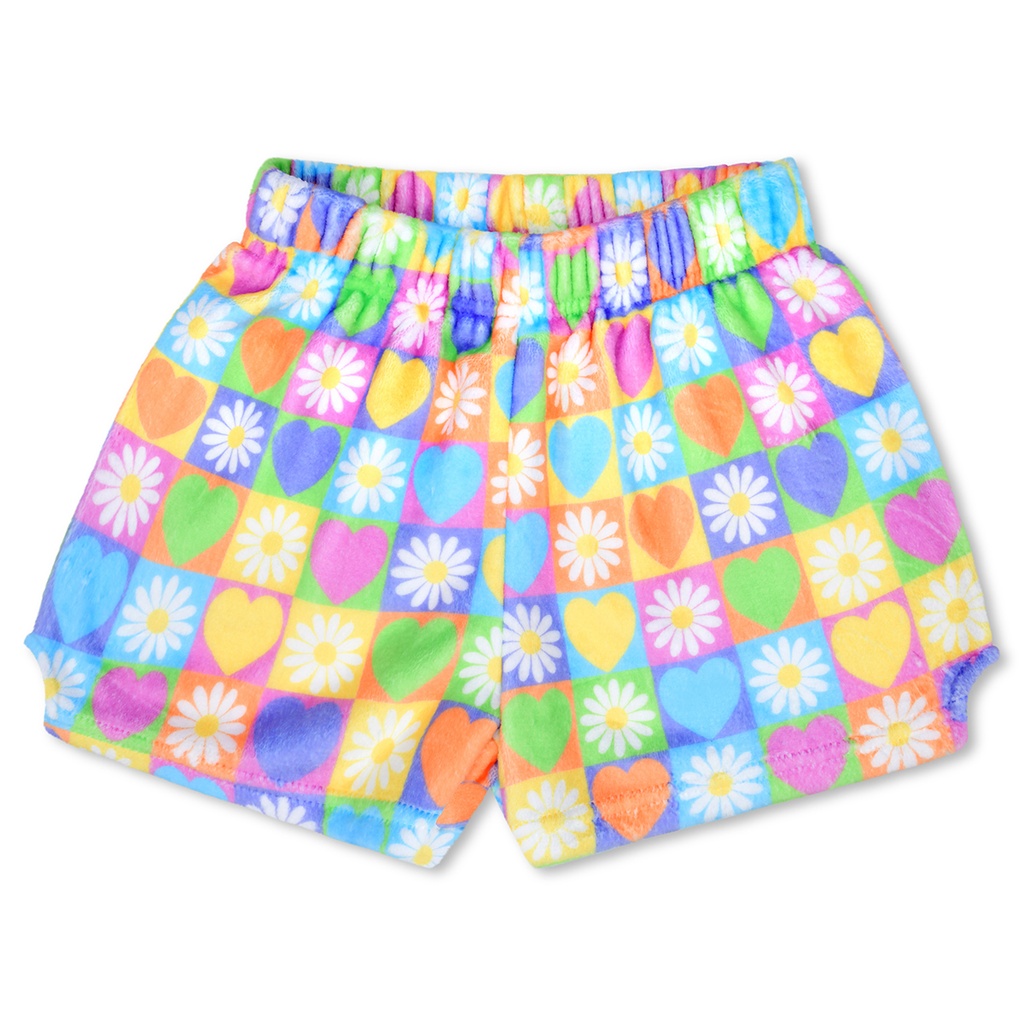 Spring Hearts Plush Shorts