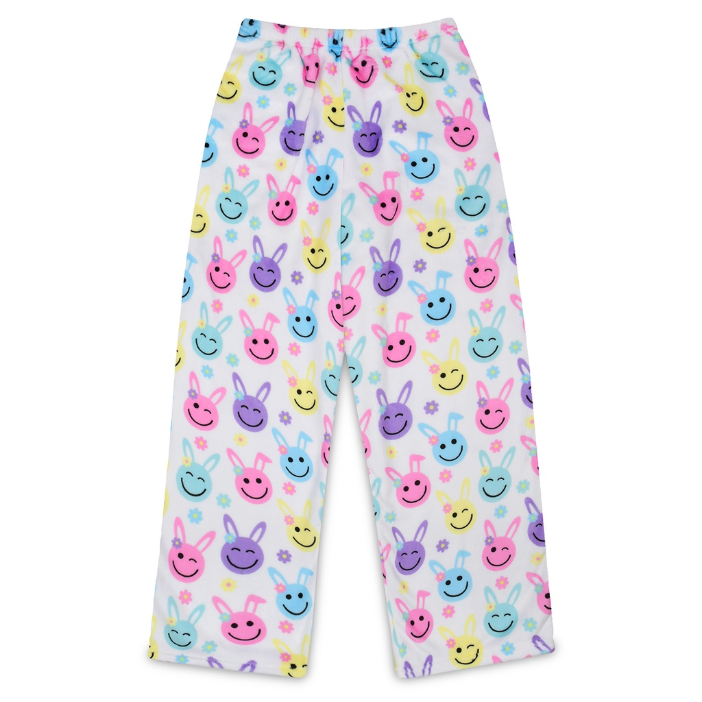 Happy Face Bunnies Plush Pants