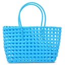 Large Blue Woven Tote