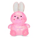 Pink Sparkle Bunny Squeeze Toy