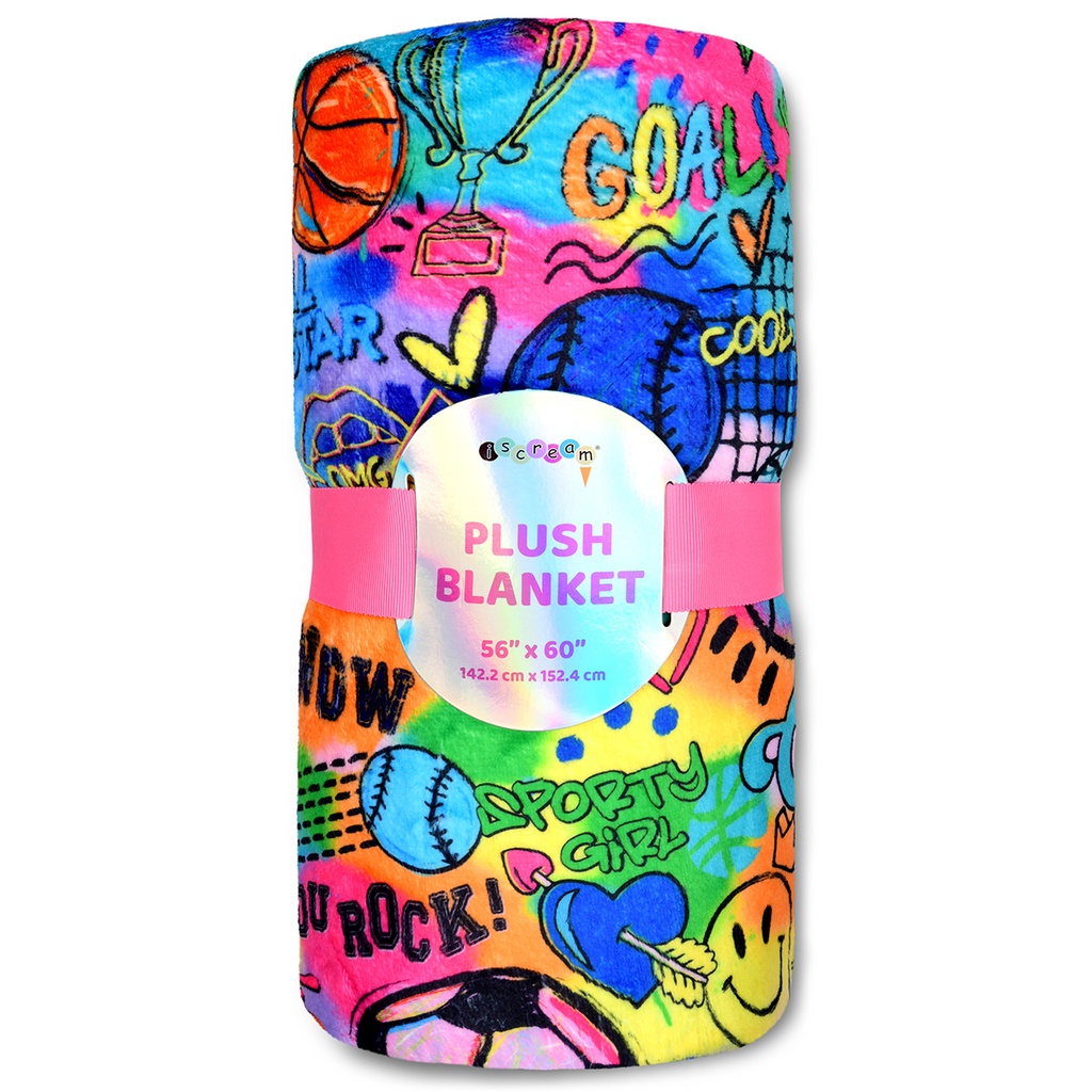 Corey Paige Fun Sports Plush Blanket