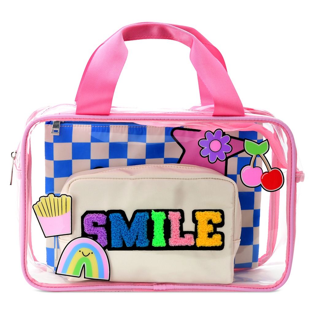 Smile Squad Cosmetic Bag Trio