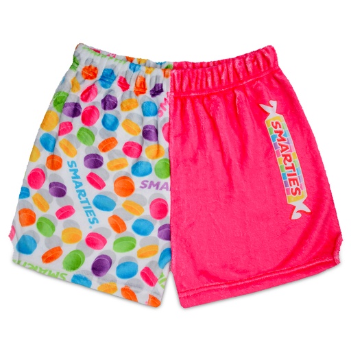 Smarties Pink Plush Shorts