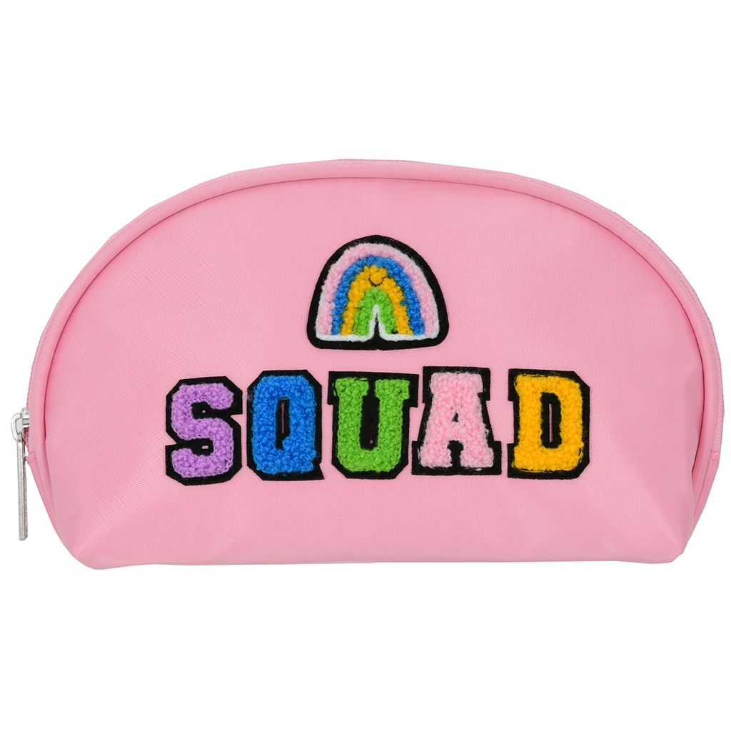 Smile Squad Oval Cosmetic Bag