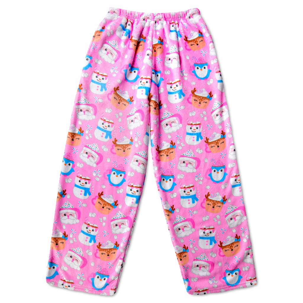 Merry Mugs Plush Pants