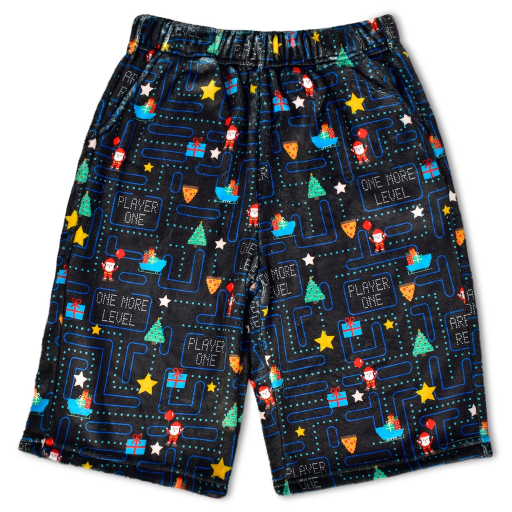 Game On Santa! Plush Board Shorts