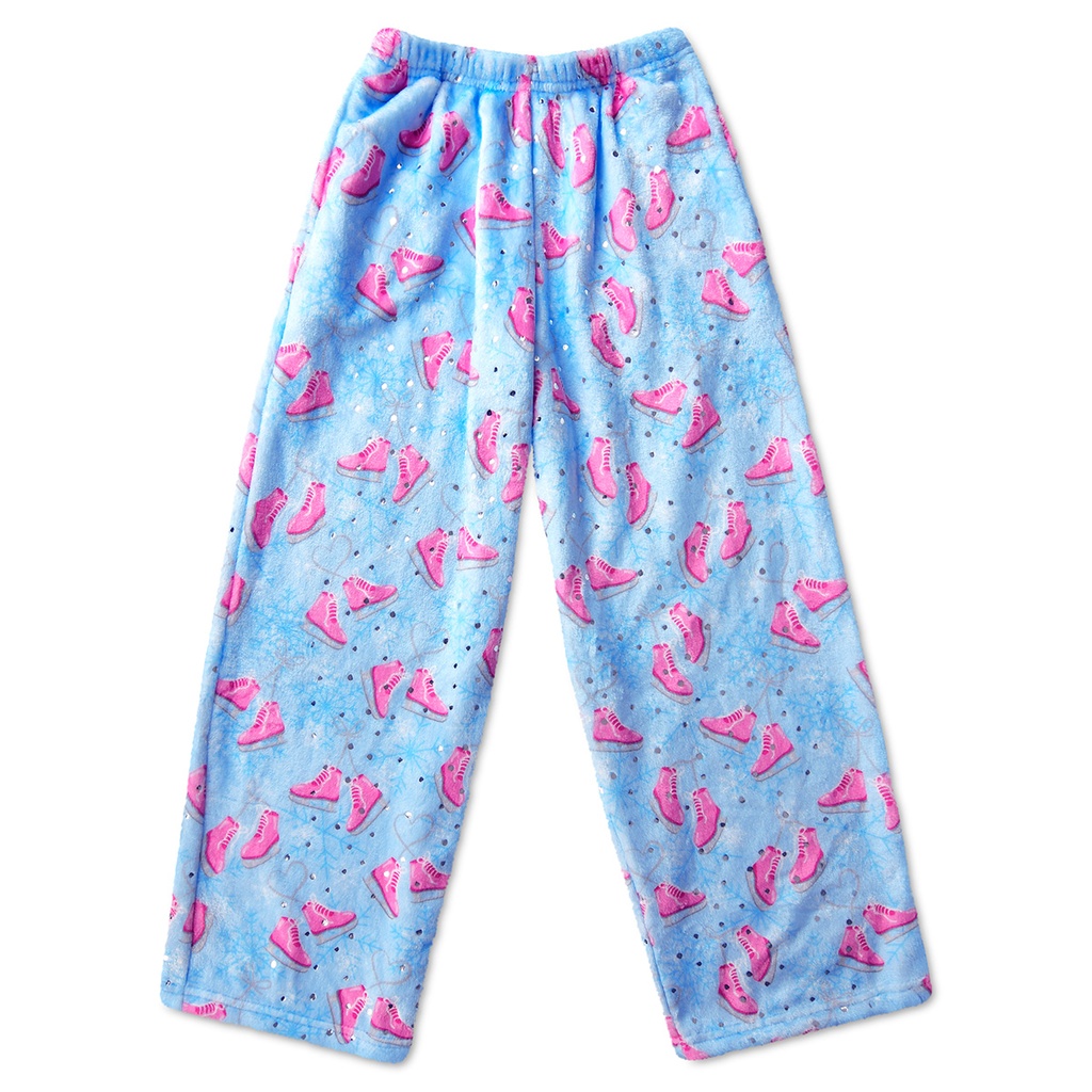 Snowy Skates Plush Pants