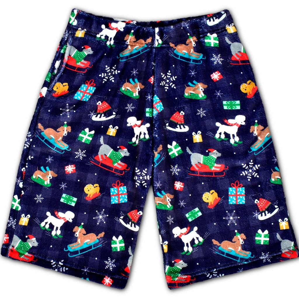 Downhill Dogs Plush Board Shorts