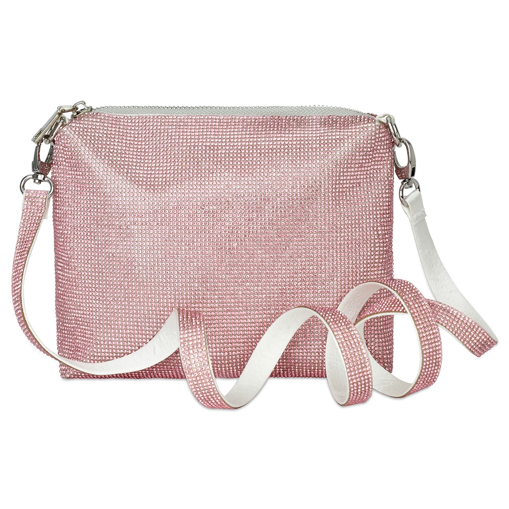 Rose Crystal Crossbody Bag