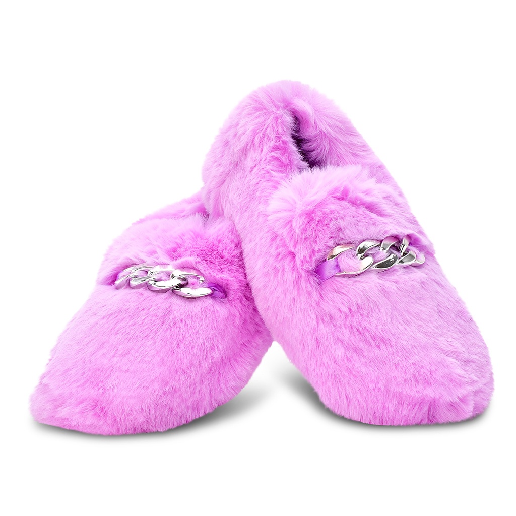 Lavender Loafer Slippers