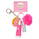 Donut Lip Gloss and Lip Oil Key Chain Set