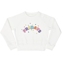 Friday's White Basic Crew Neck Sweatshirt