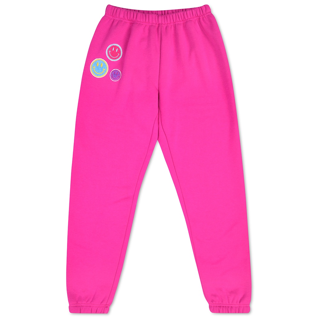 Smile Party Pretty Pink Basic Sweatpants