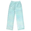 Blue Foil Stars Plush Pants