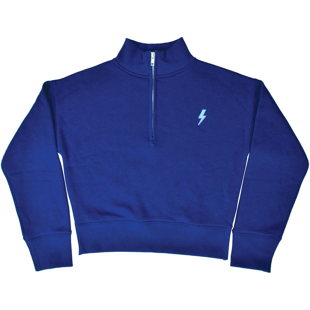 Lightning Bolt Midnight 1/4 Zip Sweatshirt