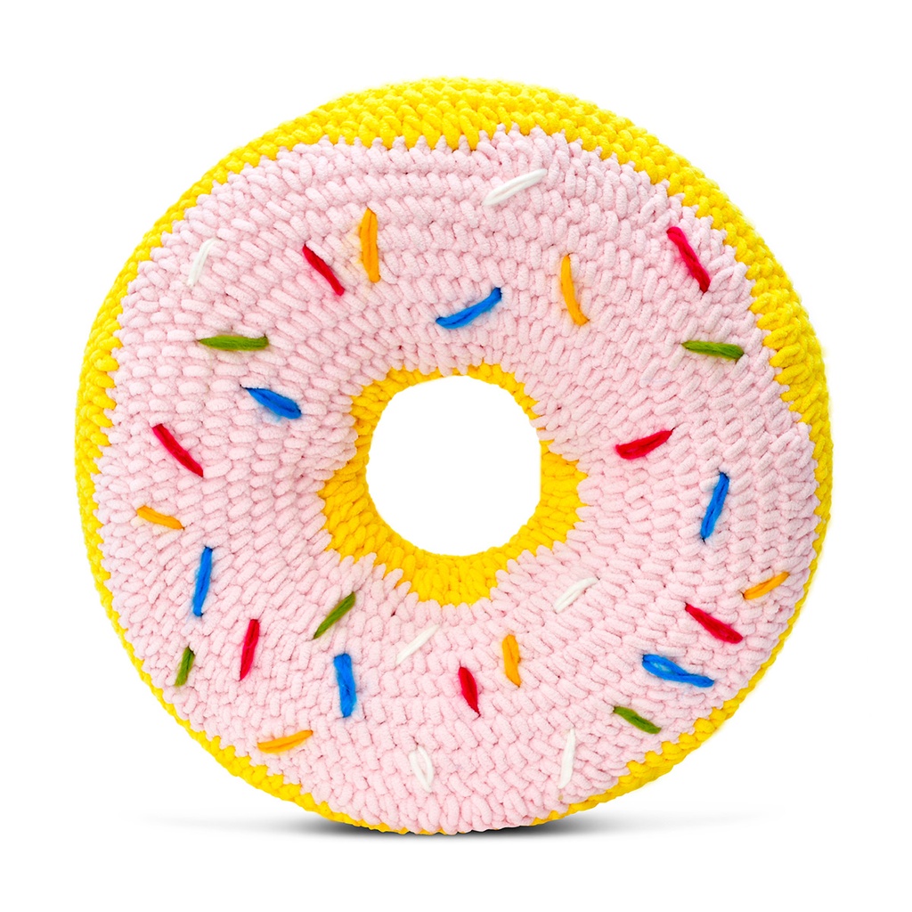 Crochet Donut Pillow