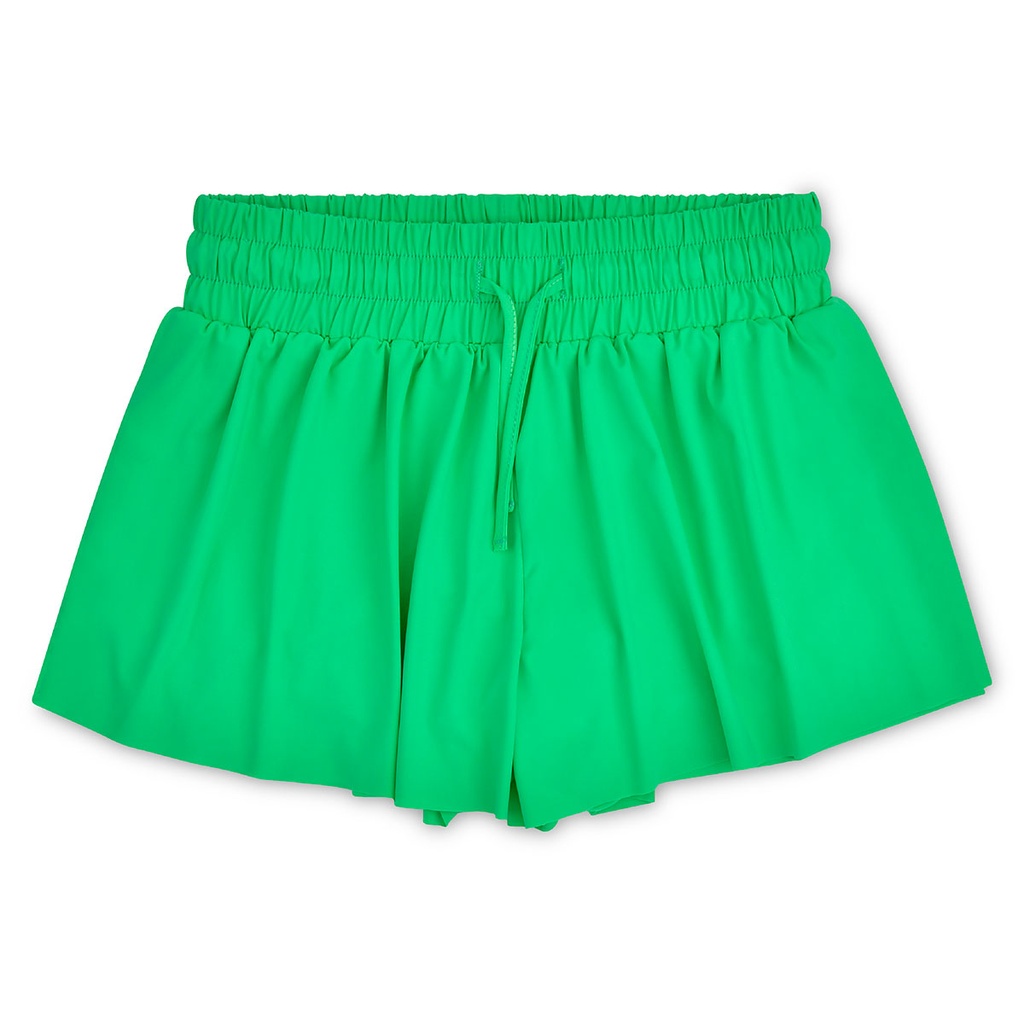 Glam Green Butterfly Shorts