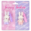 Bunny Besties Lip Gloss Key Chains - 2 pieces