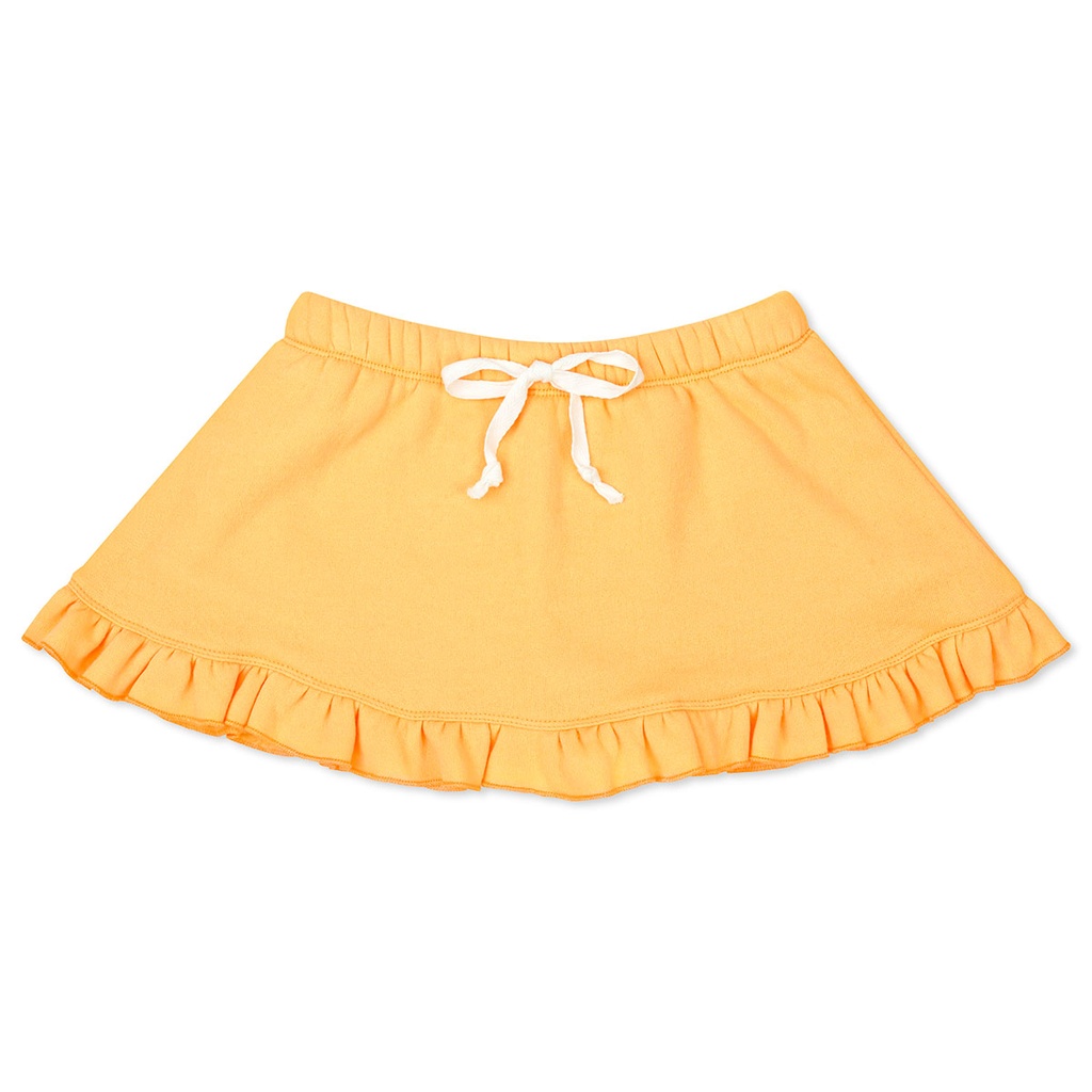 Butter Yellow Ruffled Skort