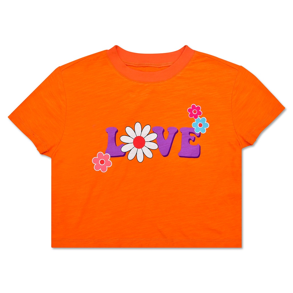 Flower Love Boxy Tee Shirt