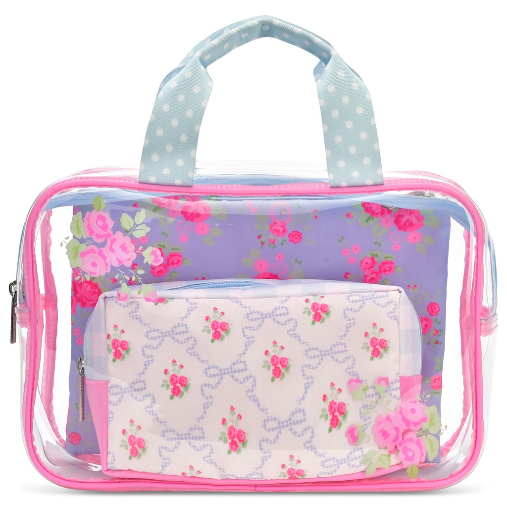 Ditsy Floral Cosmetic Bag Trio