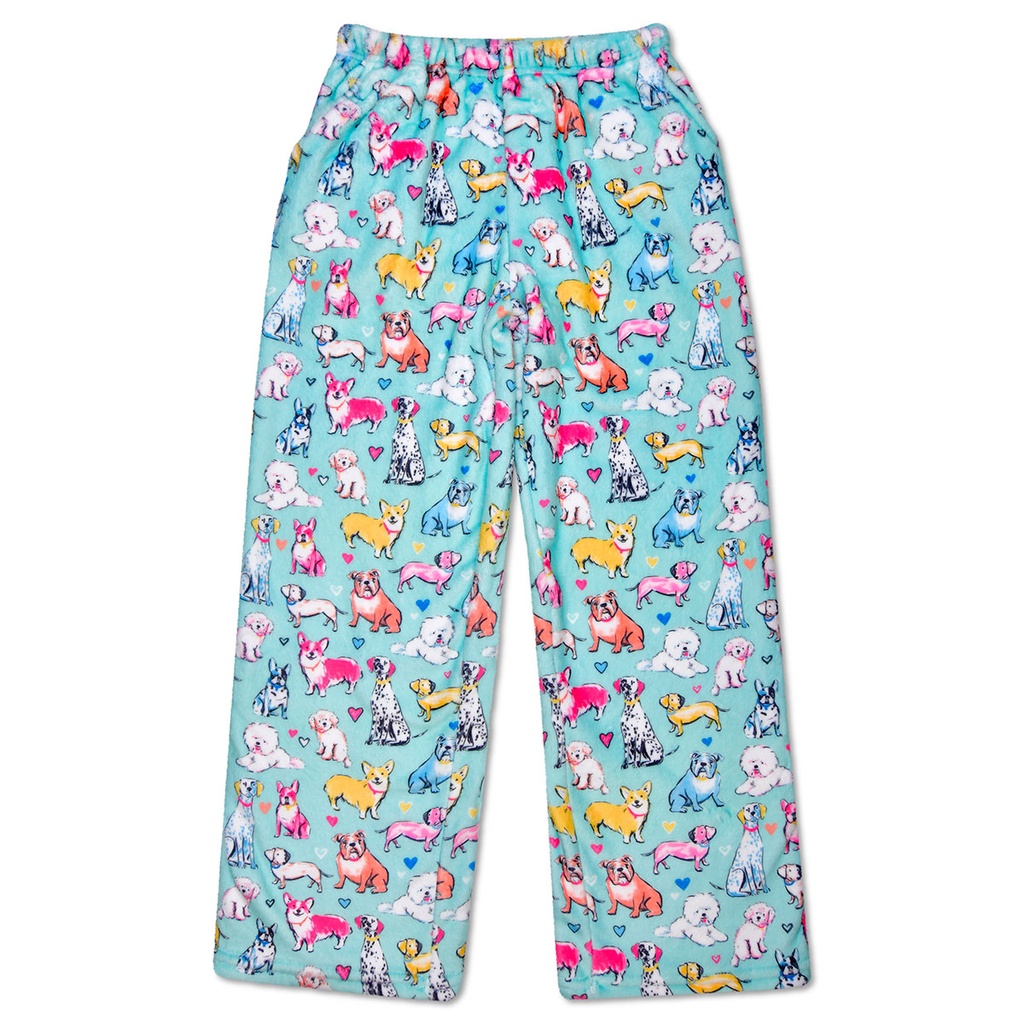 Preppy Pups Plush Pants