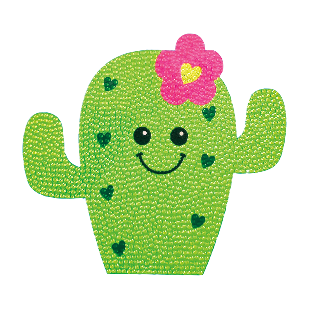 Cactus Rhinestone Decals Large