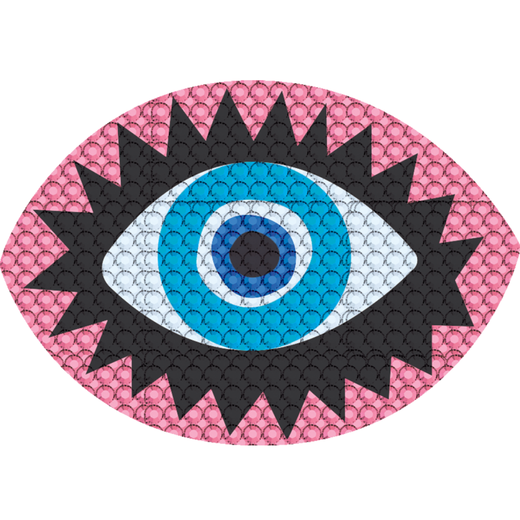 Eye Rhinestone Decals Large