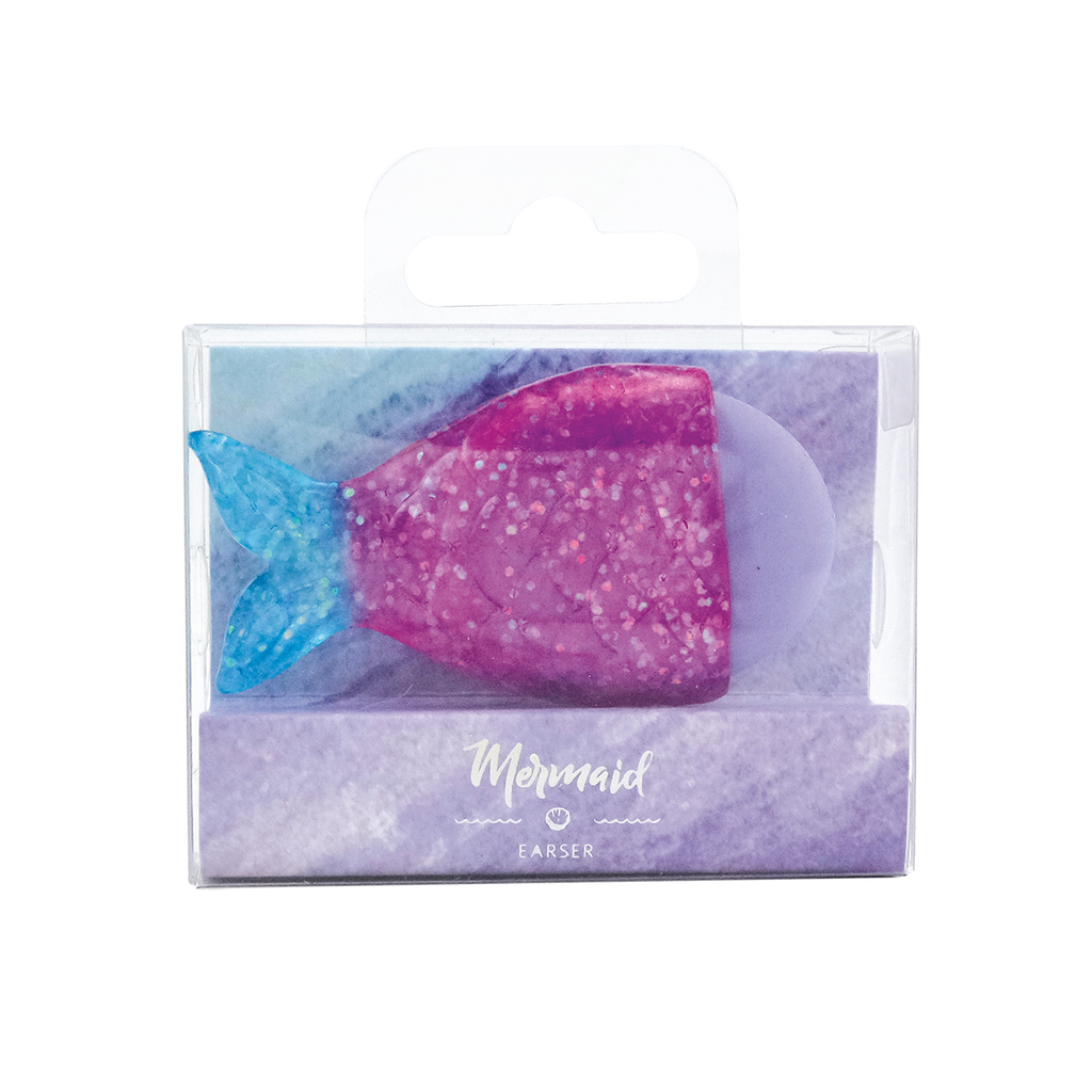 Mermaid Glitter 3D Eraser