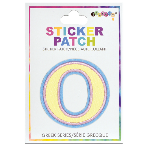 Omicron Greek Letter Sticker Patch