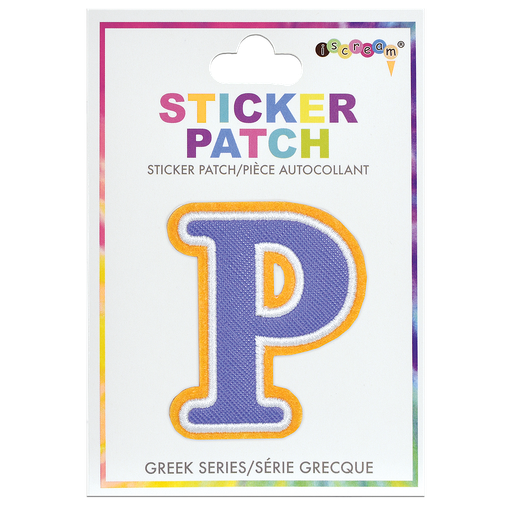 Rho Greek Letter Sticker Patch