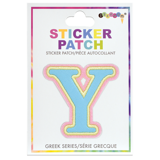 Upsilon Greek Letter Sticker Patch