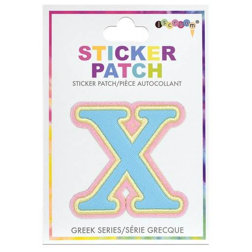 Chi Greek Letter Sticker Patch