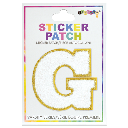 G Initial Varsity Sticker Patch