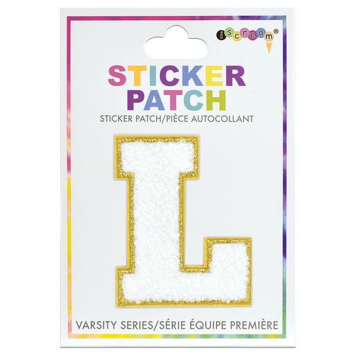 L Initial Varsity Sticker Patch