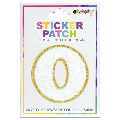 O Initial Varsity Sticker Patch