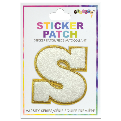 S Initial Varsity Sticker Patch