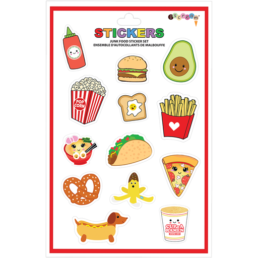 Junk Food Vinyl Stickers