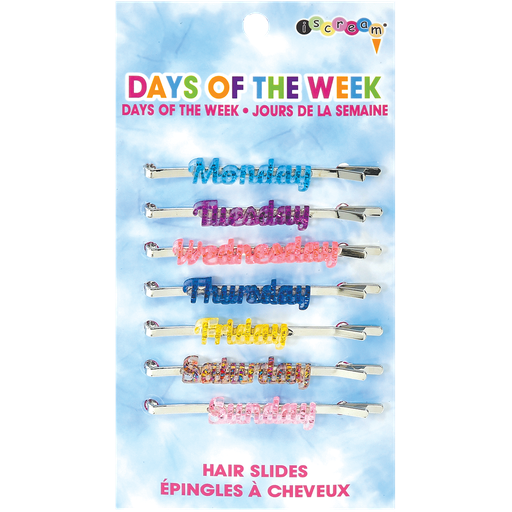 Days of the Week Hair Slides