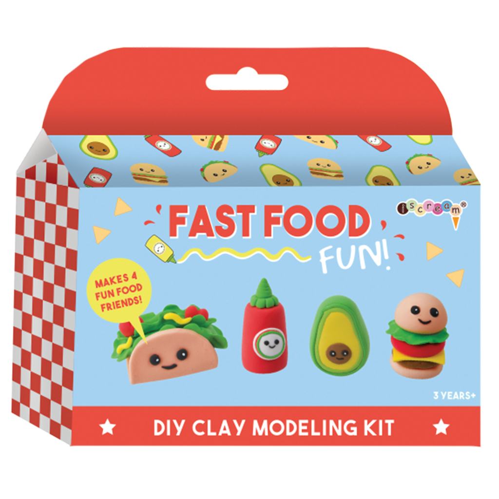 Iscream Fast Food DIY Clay Modeling Kit