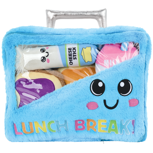 Lunch Break Packaging Fleece Plush