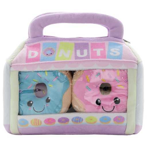 Box of Donuts Packaging Fleece Plush