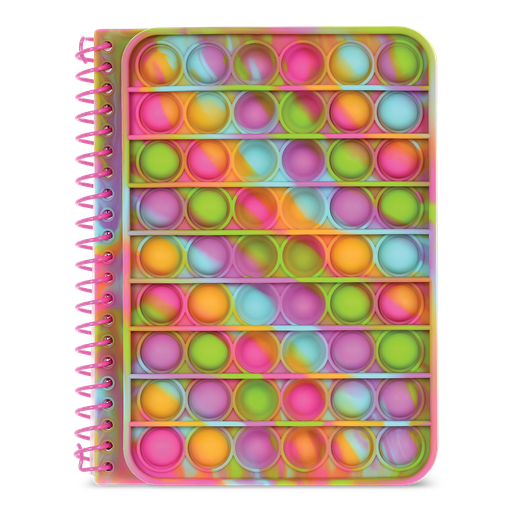 Rainbow Tie Dye Popper Journal