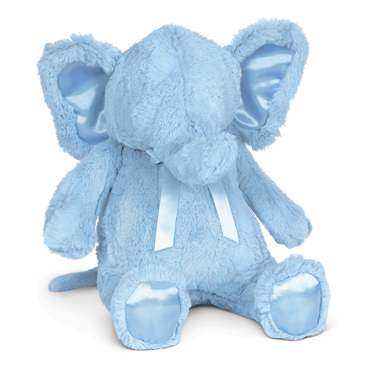 Hot Sale Cute Lovely Blue 2024 Mermaid Reversible Sequin Elephant Stuffed Animal Plus