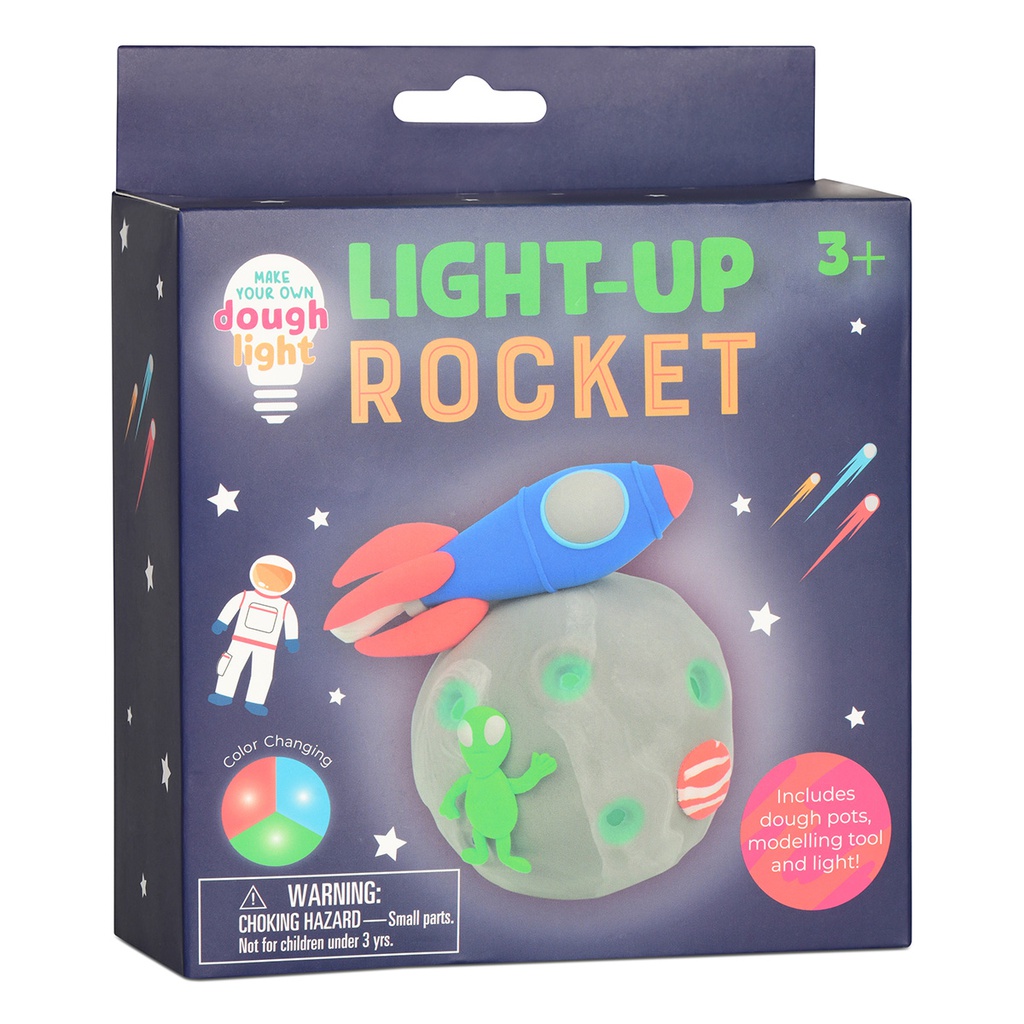 Light up hot sale rocket toy