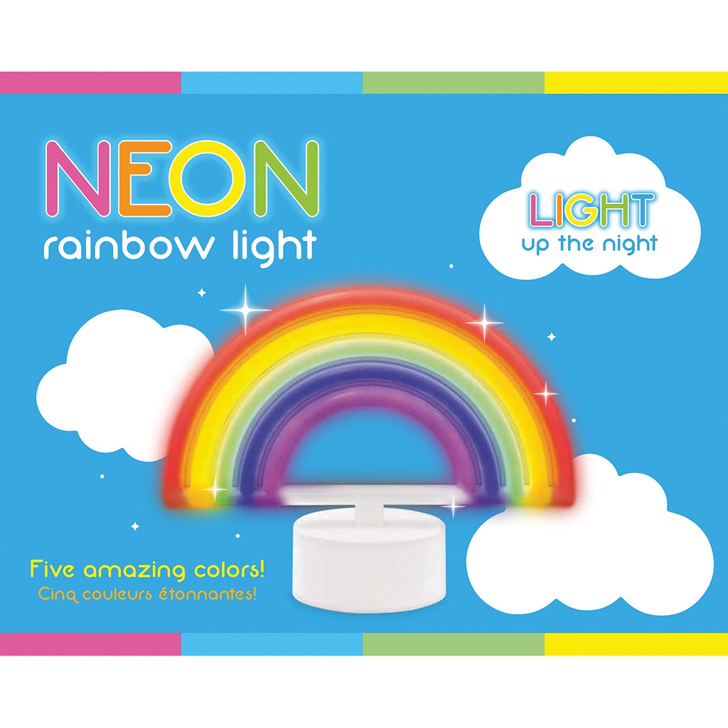 Iscream Neon Rainbow Light - Multi-Colored - One Size