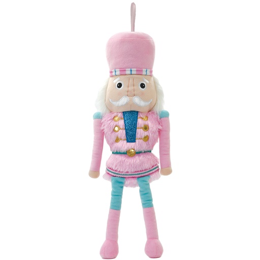 Pink Nutcracker Plush Ornament