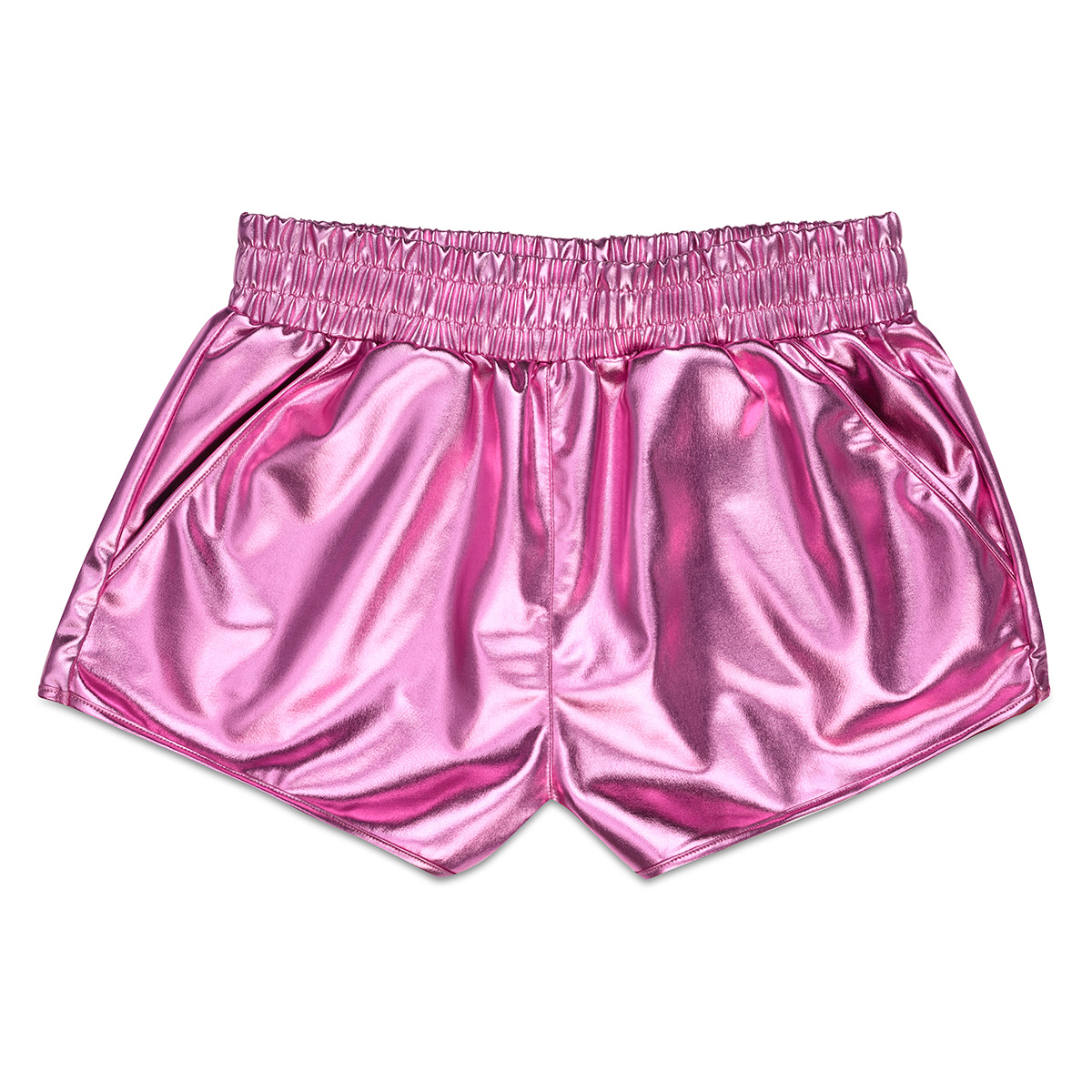 Pink store shiny shorts