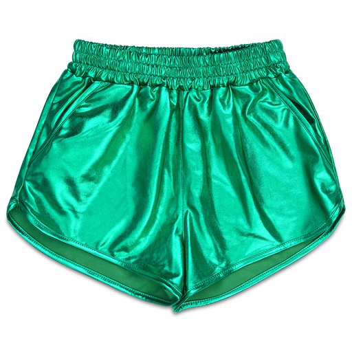 Orange best sale metallic shorts