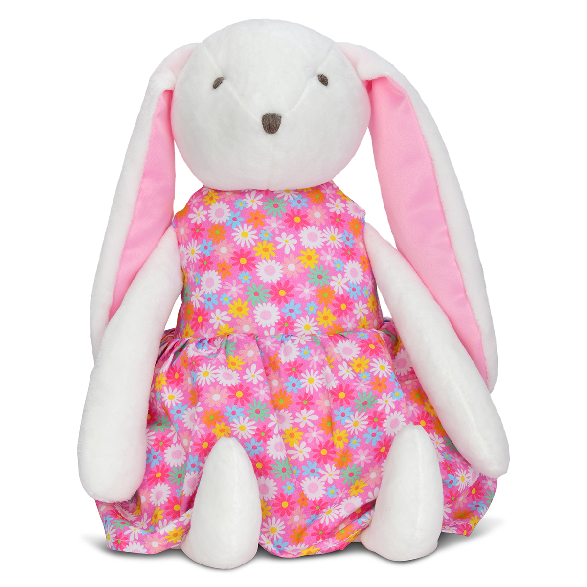 Faith Cream Floral Bunny Plush Toy